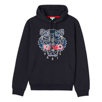 Men's KENZO Tiger Head Pattern Black FA55SW1664XO-99