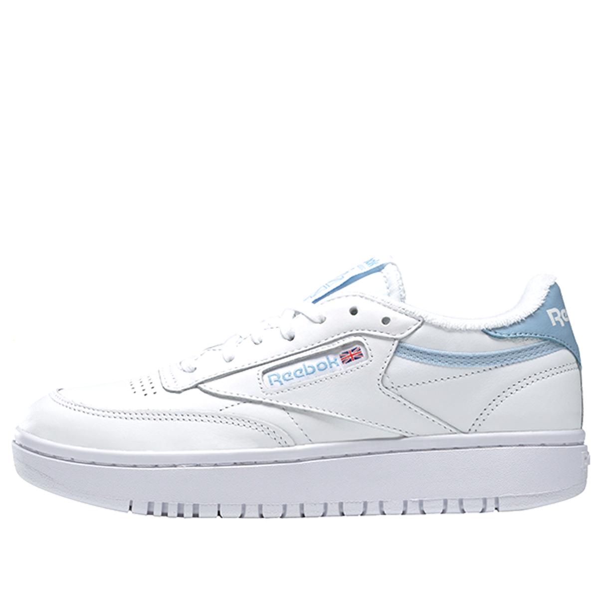 (WMNS) Reebok Club C Double 'White Light Blue' GZ5387