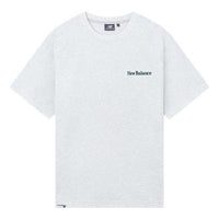 New Balance Casual Tee Asia Sizing 'White Grey' 5ED25433-OA