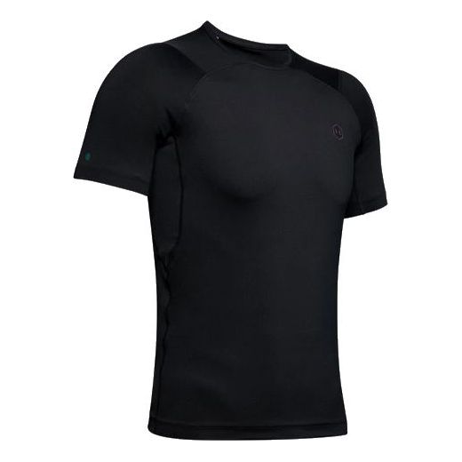 Men's Under Armour RUSH HeatGear Short Sleeve Black 1353449-001
