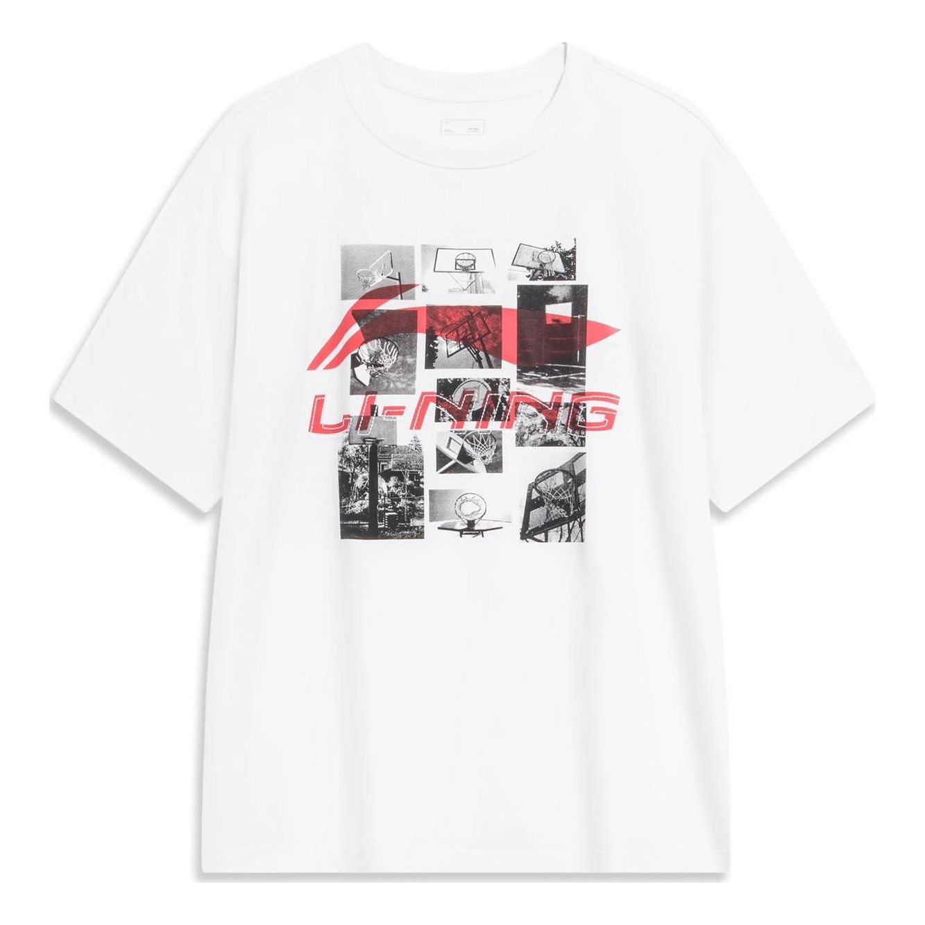Li-Ning Photo Graphic T-shirt 'White' AHST725-2