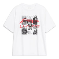 Li-Ning Photo Graphic T-shirt 'White' AHST725-2