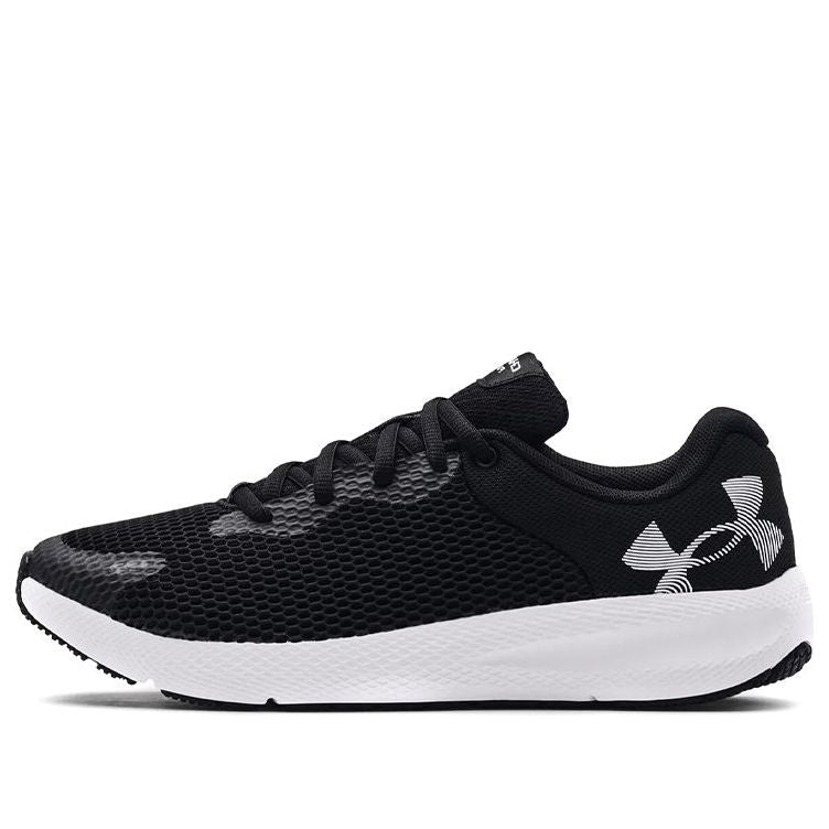(WMNS) Under Armour Charged Pursuit 2 Big Logo 'Black Jet Grey' 3024143-002