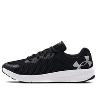 (WMNS) Under Armour Charged Pursuit 2 Big Logo 'Black Jet Grey' 3024143-002