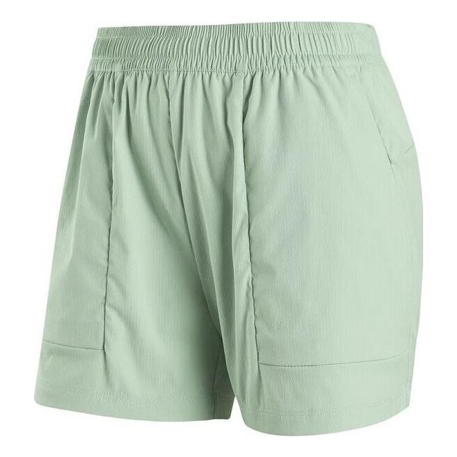 (WMNS) Skechers Casual Short 'Green' P323W008-02QQ