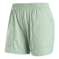 (WMNS) Skechers Casual Short 'Green' P323W008-02QQ