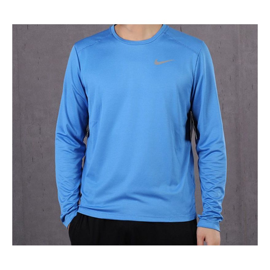 Nike Gym Running Sports Long Sleeves Blue BV4754-402