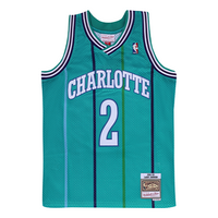 Mitchell & Ness NBA Swingman Jersey 'Charlotte Hornets - Larry Johnson 1992/93' SMJYGS18147-CHOTEAL92LJO