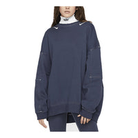 (WMNS) Nike Casual Sports Loose Round Neck Long Sleeves Hoodie Purple DD5611-437