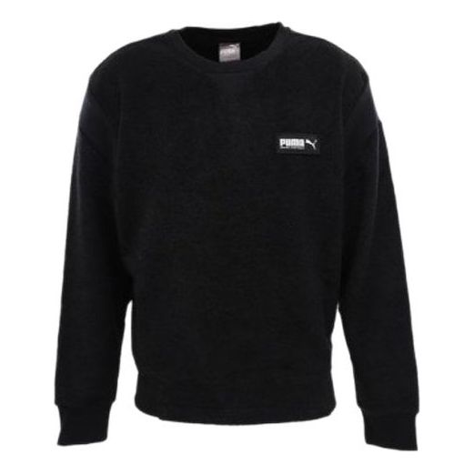 PUMA Printed Cotton Sweater 'Black' 581112-01