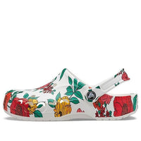 Crocs Beach White Flowers Sandals 'White Red Green' 206230-10D