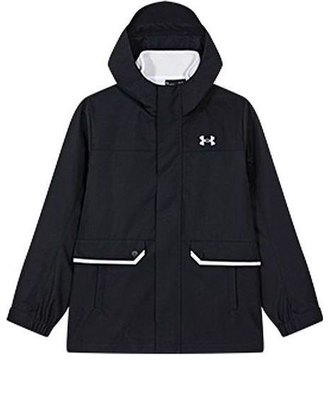 (GS) Under Armour Windproof Jacket 'Black White' 224310604