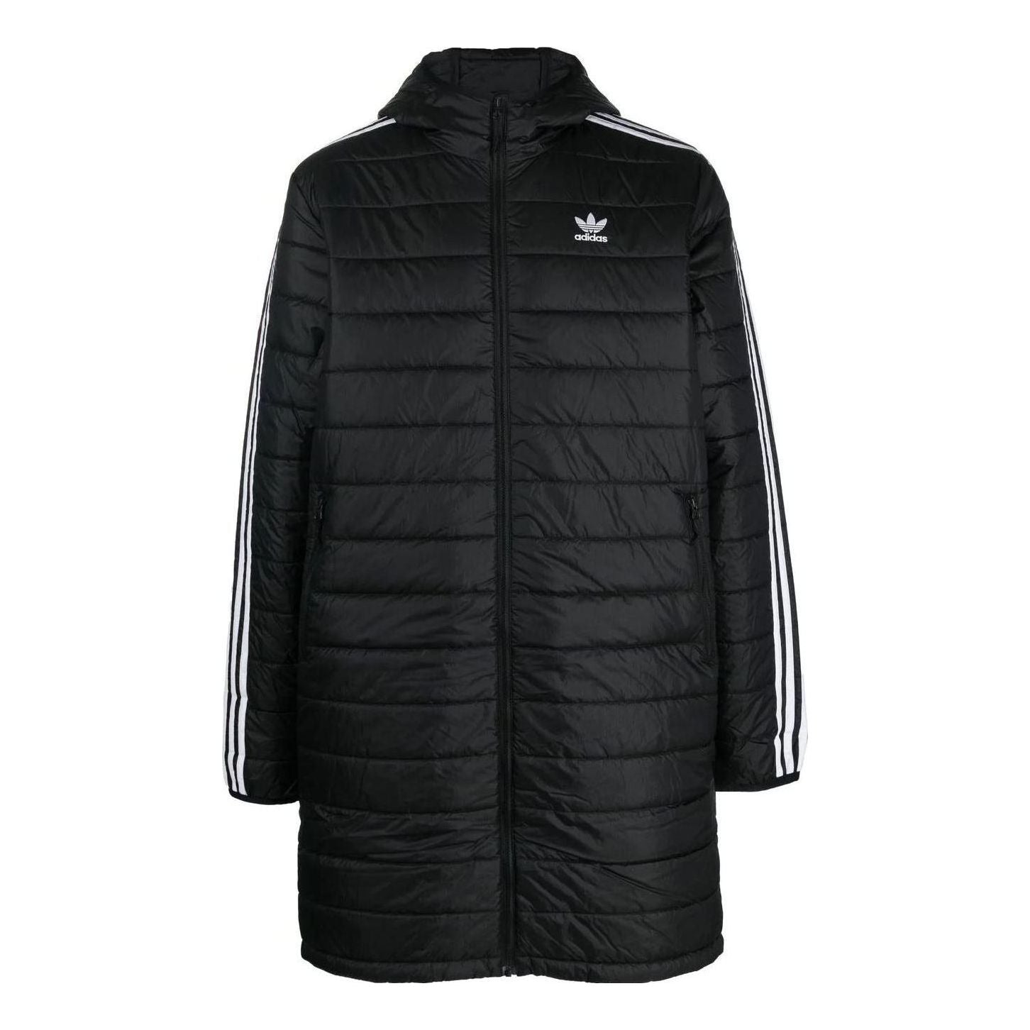 adidas originals Padded Hooded Coat 'Black' HM2461