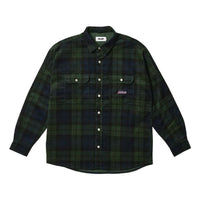 Palace Drop Shoulder Cord Shirt 'Tartan' P25SHT043