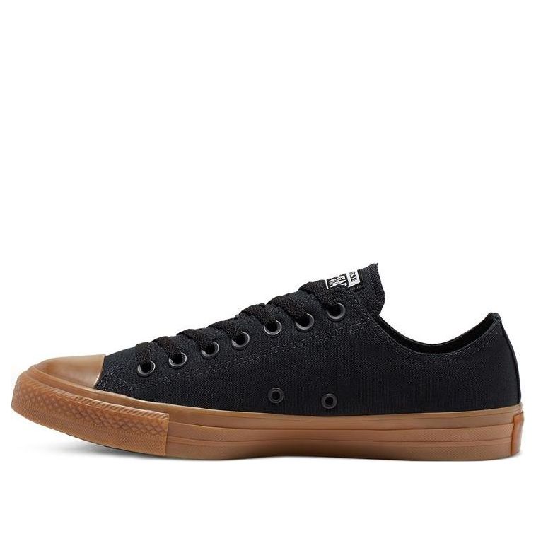 Converse Chuck Taylor All Star Canvas Wordmark Low Top 'Black Yellow' 166233C