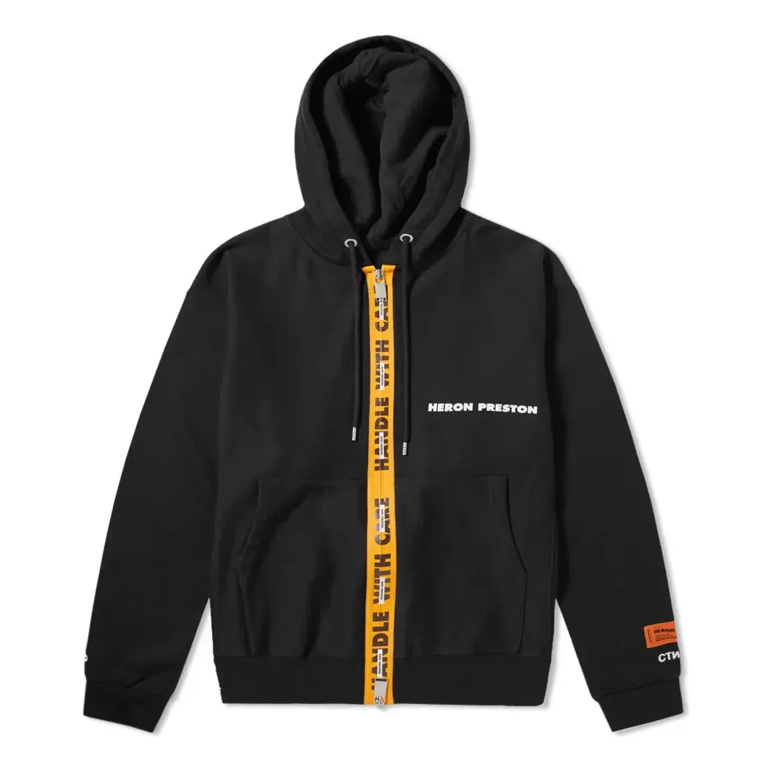 HERON PRESTON Handle Zip Hoody Jacket 'Black Orange' HMBE001F187090121019