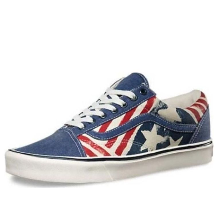 Vans Old Skool Lite Training Shoes 'Blue Red' VN0004O6IUI