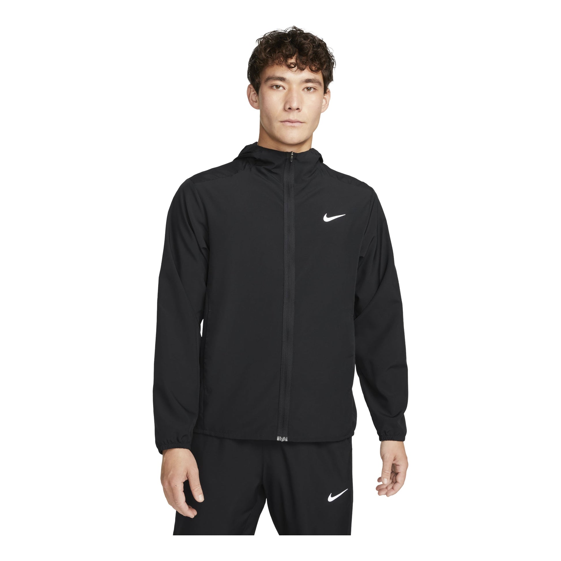 Nike Dri-Fit Foam Woven Hoody Jacket 'Black' FB7483-010