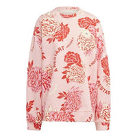 (WMNS) adidas x Stella McCartney Boxy Floral Sweatshirt 'Pink' HR8080