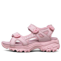 Skechers Dlites Lightweight Cozy Sports Big Boys Pink Red Sandals 664133L-PNK