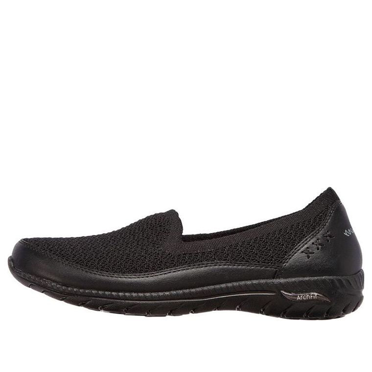 (WMNS) Skechers Arch Fit Flex-Sweet Jazz Slip-On Shoes Black 100287-BBK