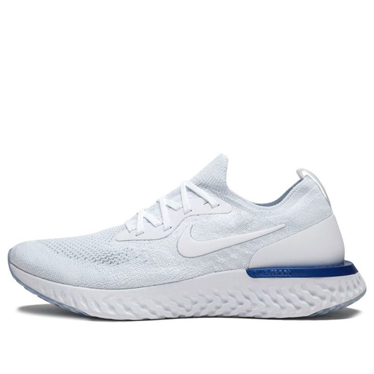 Nike Epic React Flyknit 'White Racer Blue' AQ0067-100