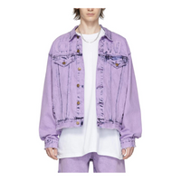 Drew House Ssense Exclusive Secret Trucker Denim Jacket 'Purple' DR-SS22-241