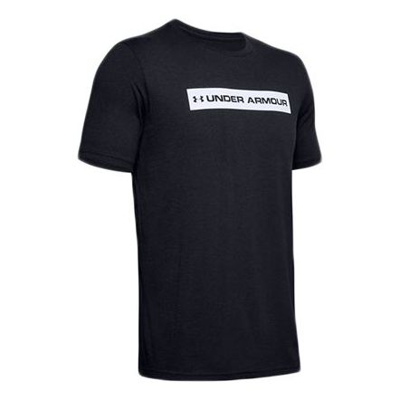 Under Armour UA Bar Originators Training Sports Breathable Short Sleeve Couple Style Black 1352045-001