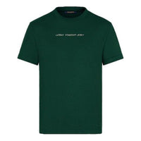 LOUIS VUITTON LV SS21 2054 Series Letter Logo Round Neck Short Sleeve For Men Green 1A8HMG