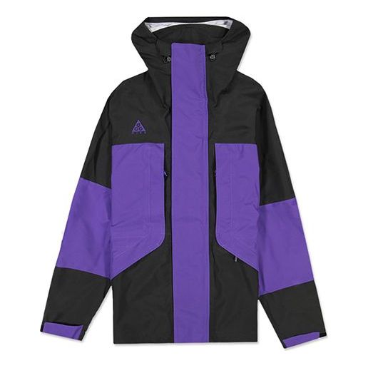 Nike ACG Jacket Hood Gore tex Jacket Black/Purple CD7648-010