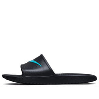 Nike Kawa Black Blue Slippers 'Black Blue' 832528-007