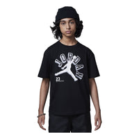 (GS) Air Jordan Varsity Jumpman Graphic T-shirt 'Black' FV2530-011