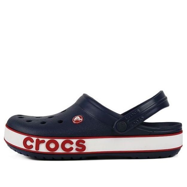 (PS) Crocs Corcband Bold Logo Minimalistic Casual Blue Red Sandals 'Blue Red' 206022-4CC