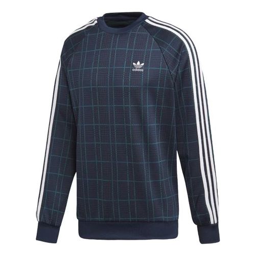 adidas originals Long Sleeve Crewneck Sportswear Navyblue ED7018