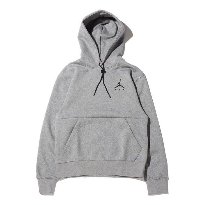 Air Jordan Classic Flying  Hooded Pullover Hoodie Men's Grey CK6685-091