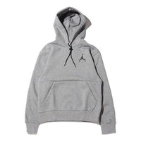 Air Jordan Classic Flying  Hooded Pullover Hoodie Men's Grey CK6685-091