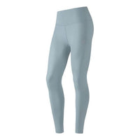 (WMNS) Skechers Logo Printed Training Leggings 'Teal' P223W089-01N9