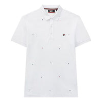 Men's FILA Sports Knit Short Sleeve POLO White Polo Shirt F11M021129F-WT