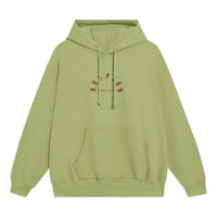 Li-Ning BadFive Cartoon Graphic Hoodie 'Moss Green' AWDT091-5