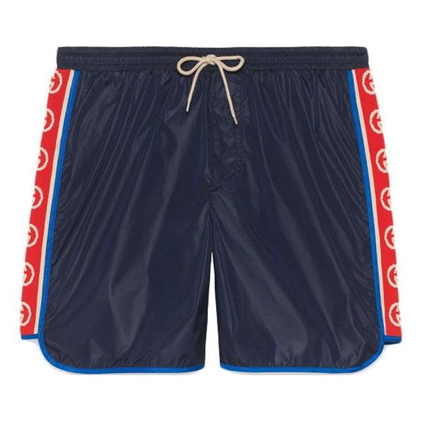 Gucci G Logo Striped Shorts For Men Navy 577800-XHABJ-4487