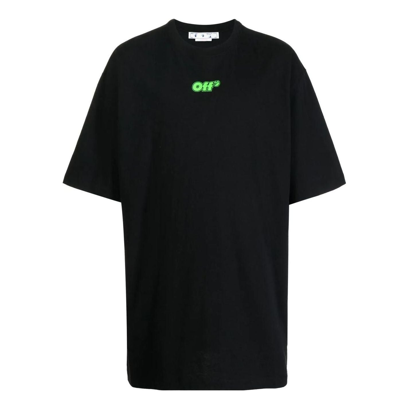 Off-White Logo Print Short Sleeve Tee 'Black' OMAA125S22JER0041070
