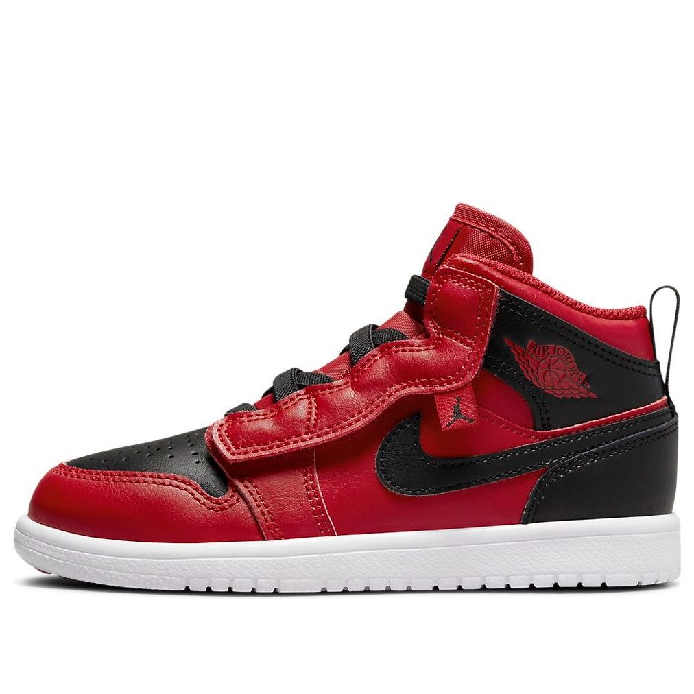 (PS) Air Jordan 1 Mid Retro 'Red Black' AR6351-660