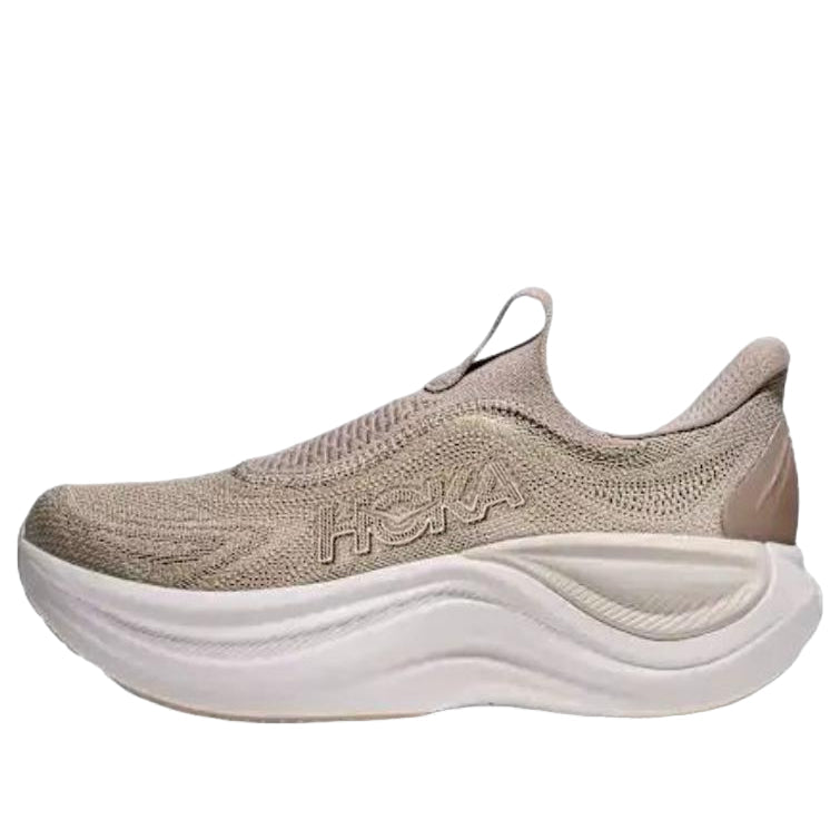 (WMNS) HOKA ONE ONE Skyward Laceless 'Putty White' 1168877-PYW