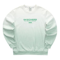 Skechers Gradient Letter Crew Sweatshirt 'Green White' L423U054-03K2