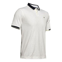 Under Armour Ace Novelty Polo Shirt 'White Black' 1345621-112