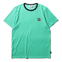 Men's Timberland SS20 CoolMax Logo Short Sleeve Round Neck Green A1Z18X93