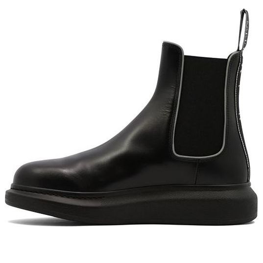 Alexander McQueen Leather Chelsea Boots 'Core Black' 682486WIB511081
