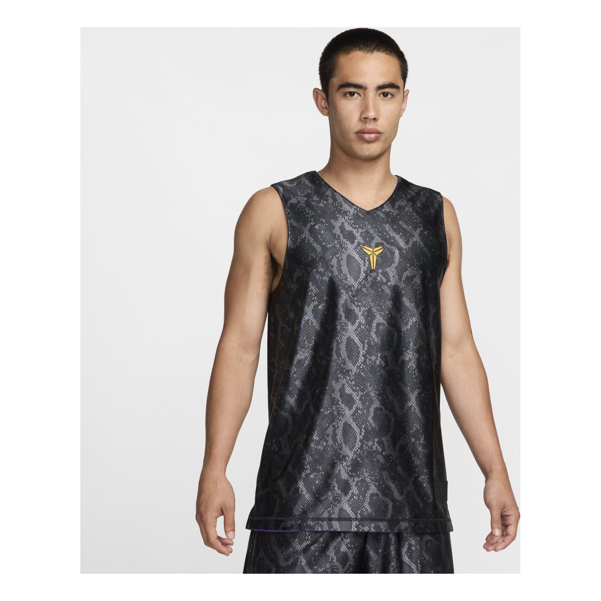 Nike Kobe Dri-FIT Standard Issue Reversible Basketball Jersey Asia Sizing 'Black Field Purple' FZ0935-010