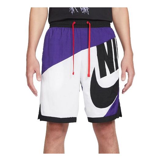 Nike Dri-FIT Throwback Futura Casual Sports Basketball Shorts Purple CV1829-547