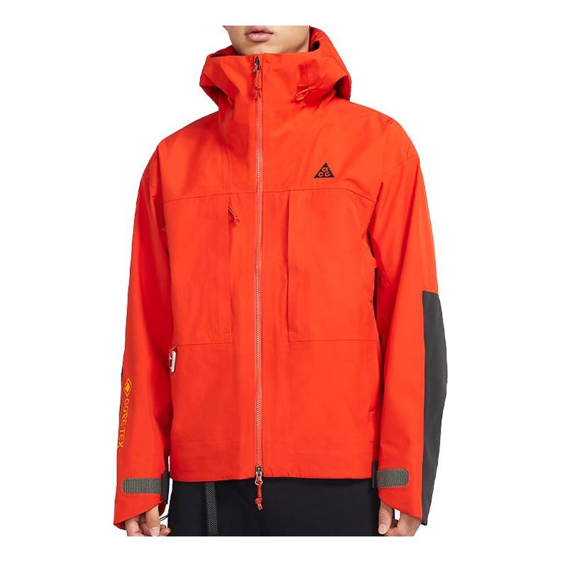 Nike ACG GORE-TEX Misery Ridge Jacket Zipper hooded Orange CV0635-891